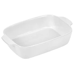 Outlet Gifi Plat à four rectangulaire blanc