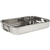 Online Gifi Plat à four rectangulaire en inox