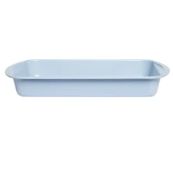 Hot Gifi Plat à four rectangulaire en métal bleu