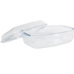 Outlet Gifi Plat à four rectangulaire transparent 6,5 L
