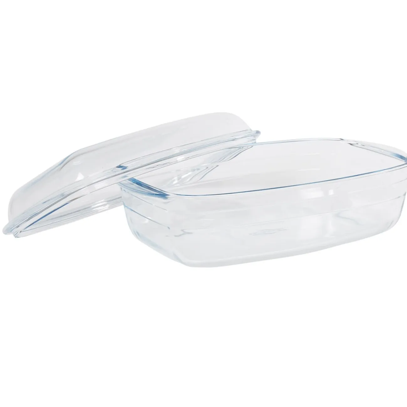 Outlet Gifi Plat à four rectangulaire transparent 6,5 L