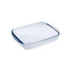Outlet Gifi Plat à four rectangulaire verre transparent