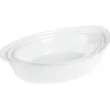 New Gifi Plat four verre smart cuisine Luminarc blanc x 3