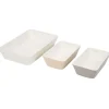 New Gifi Plat rectangulaire cuisson four x3 céramique blanc