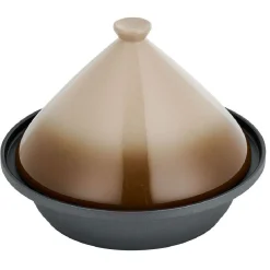 Hot Gifi Plat à tajine fonte d'aluminium Ø30xH20cm