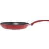 Outlet Gifi Poêle aluminium noire et rouge