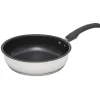 Sale Gifi Poêle anti adhésive inox poignée bakélite noire