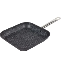 Outlet Gifi Poêle grill fond grainé effet pierre