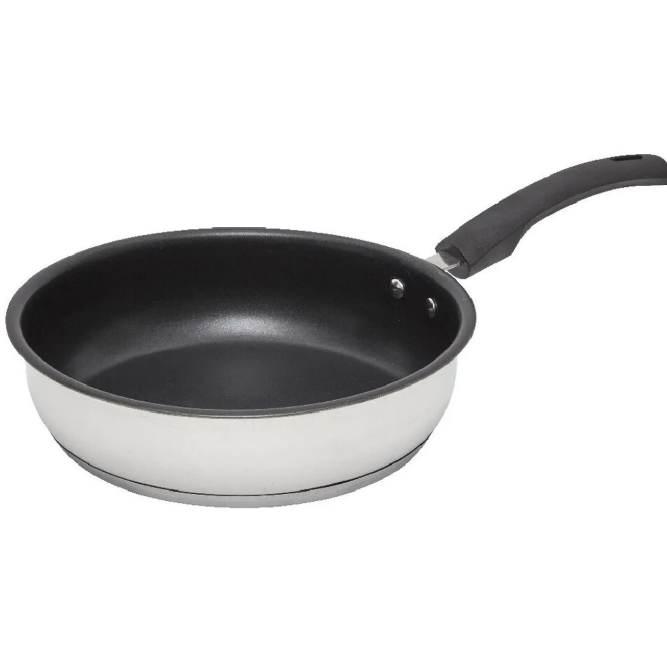 New Gifi Poêle inox avec poignée bakélite ø 24 cm