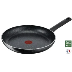 Outlet Gifi Poêle Téfal effet pierre grise et noire Ø30cm