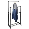 Gifi Rangement|Portant double en métal L80xl42xH95/165 cm