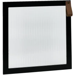 Gifi Rangement|Porte Box Cube 32,2xH32,2x1,2cm bois et verre