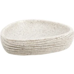 Gifi Aménagement Salle De Bain^Porte savon beige effet sable