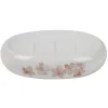 Gifi Aménagement Salle De Bain^Porte savon blanc design fleur cerisier rose
