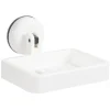 Gifi Aménagement Salle De Bain^Porte savon blanc fixation ventouse