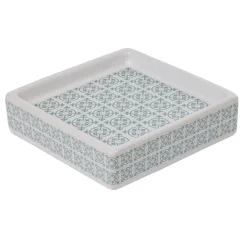 Gifi Aménagement Salle De Bain^Porte savon céramique motif carreau de ciment