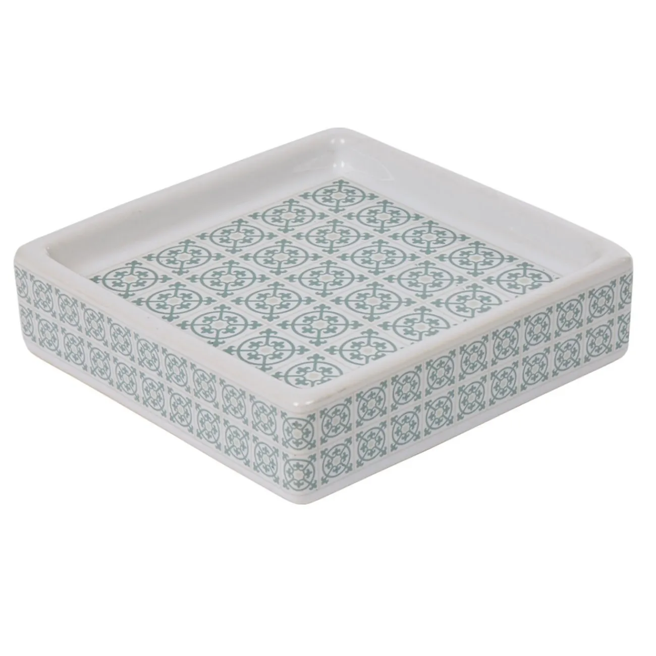 Gifi Aménagement Salle De Bain^Porte savon en céramique design carreau de ciment
