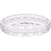 Gifi Aménagement Salle De Bain^Porte-savon en verre effet cristallin transparent 12x8xH2,5cm