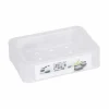 Gifi Aménagement Salle De Bain^Porte savon motif galet zen blanc transparent