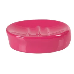 Gifi Aménagement Salle De Bain^Porte savon rose uni