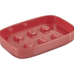 Gifi Aménagement Salle De Bain^Porte savon rouge