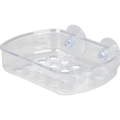 Gifi Aménagement Salle De Bain^Porte savon transparent à ventouse
