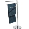 Gifi Aménagement Salle De Bain^Porte serviettes en métal gris