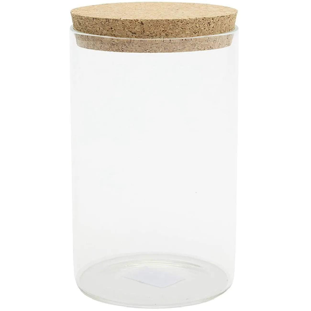 Online Gifi Pot de conservation en verre avec couvercle liège 1 L