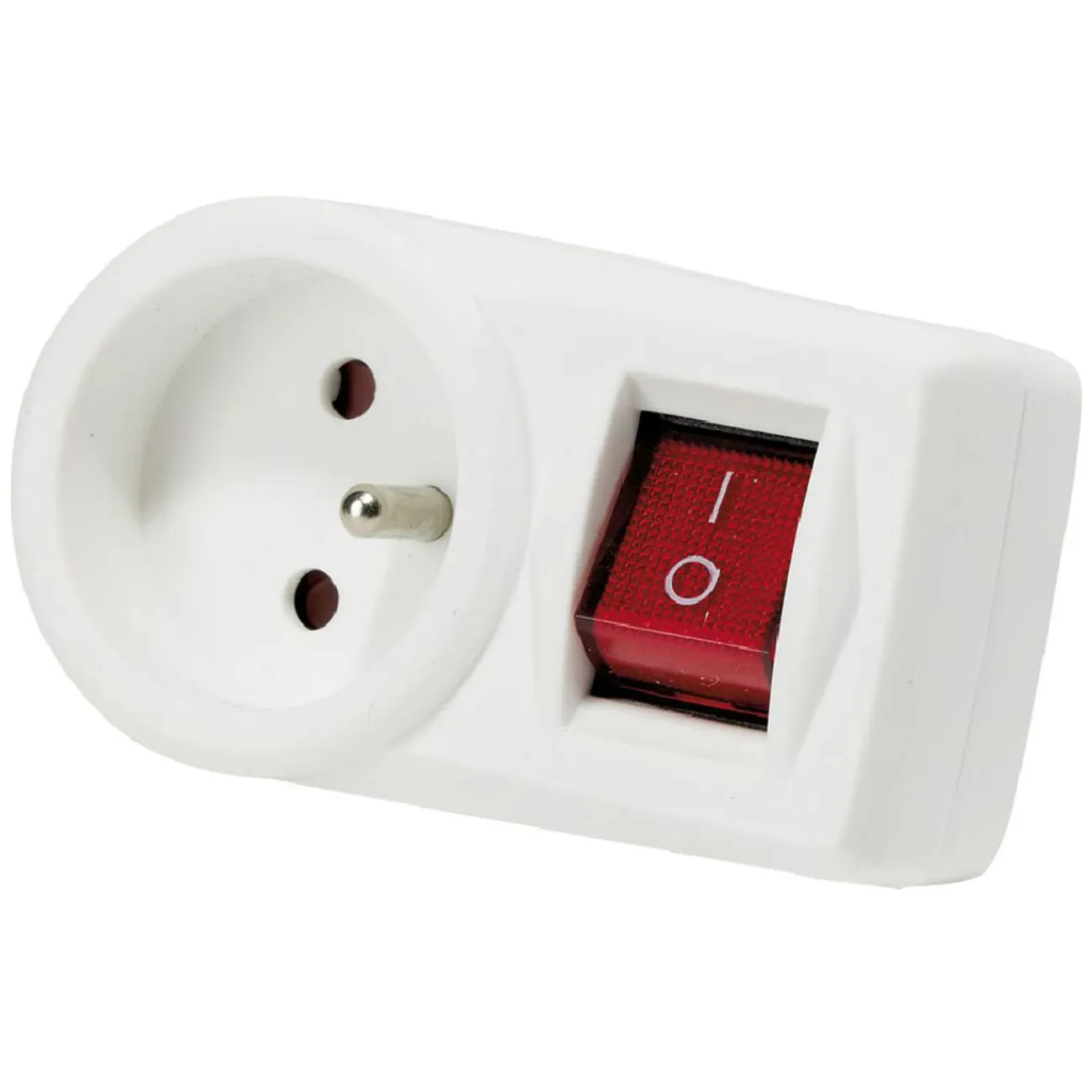 Gifi Accessoires Électriques^Prise murale marche/arrêt blanc