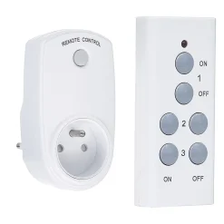 Gifi Accessoires Électriques^Prise x2 avec télécommande