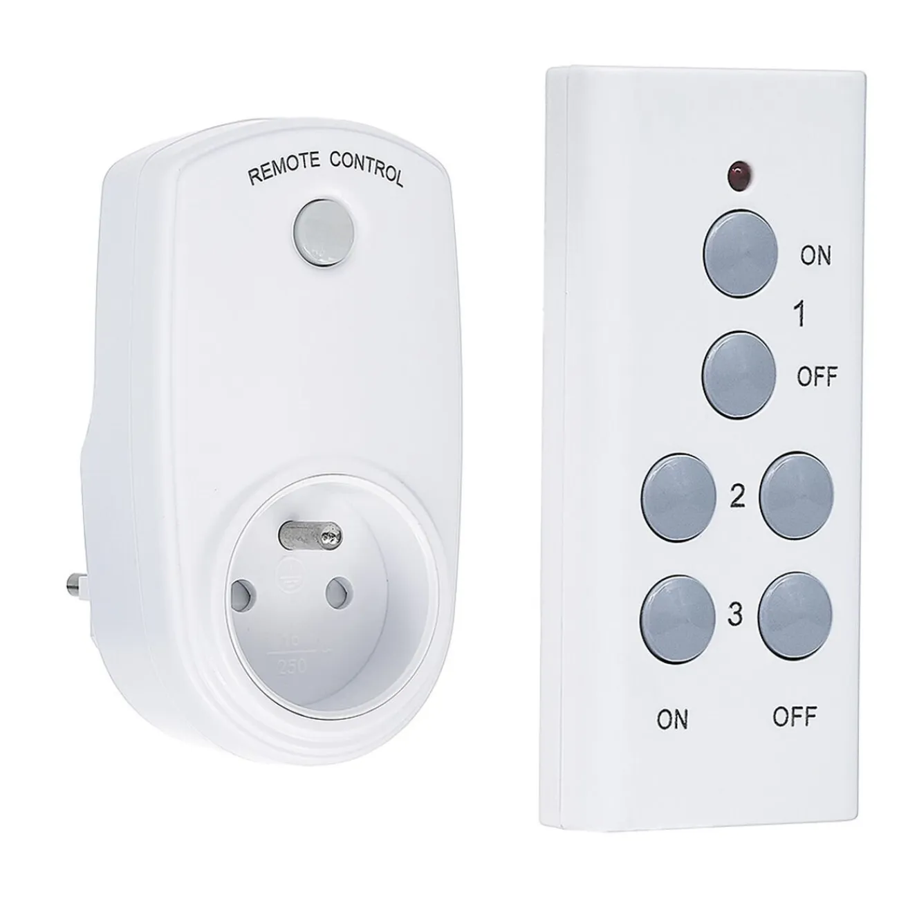 Gifi Accessoires Électriques^Prise x2 avec télécommande