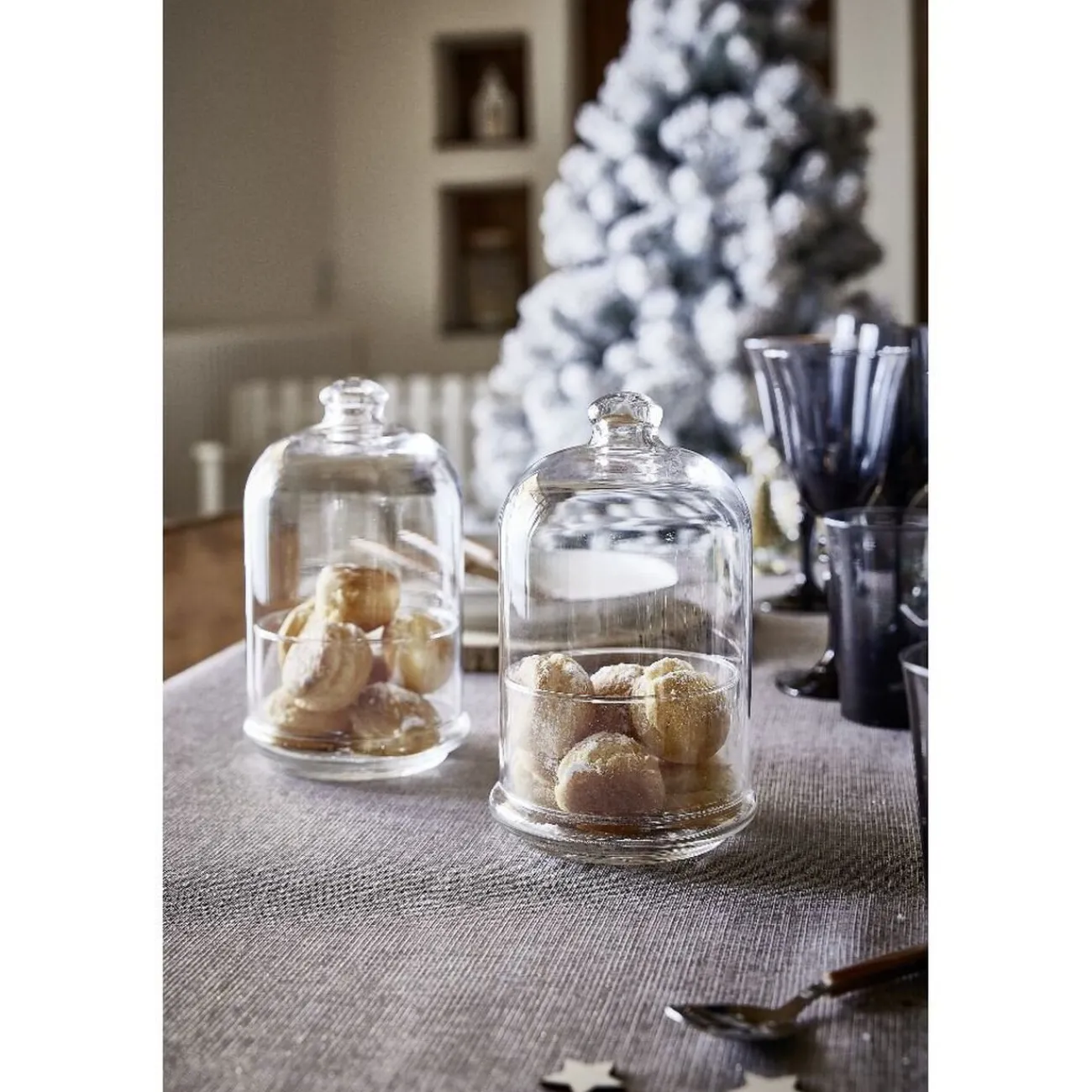 Sale Gifi Présentoir pâtisserie sous cloche verre transparent