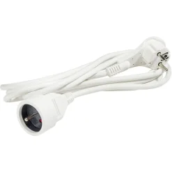 Gifi Accessoires Électriques^Rallonge fiche plate 3m blanc