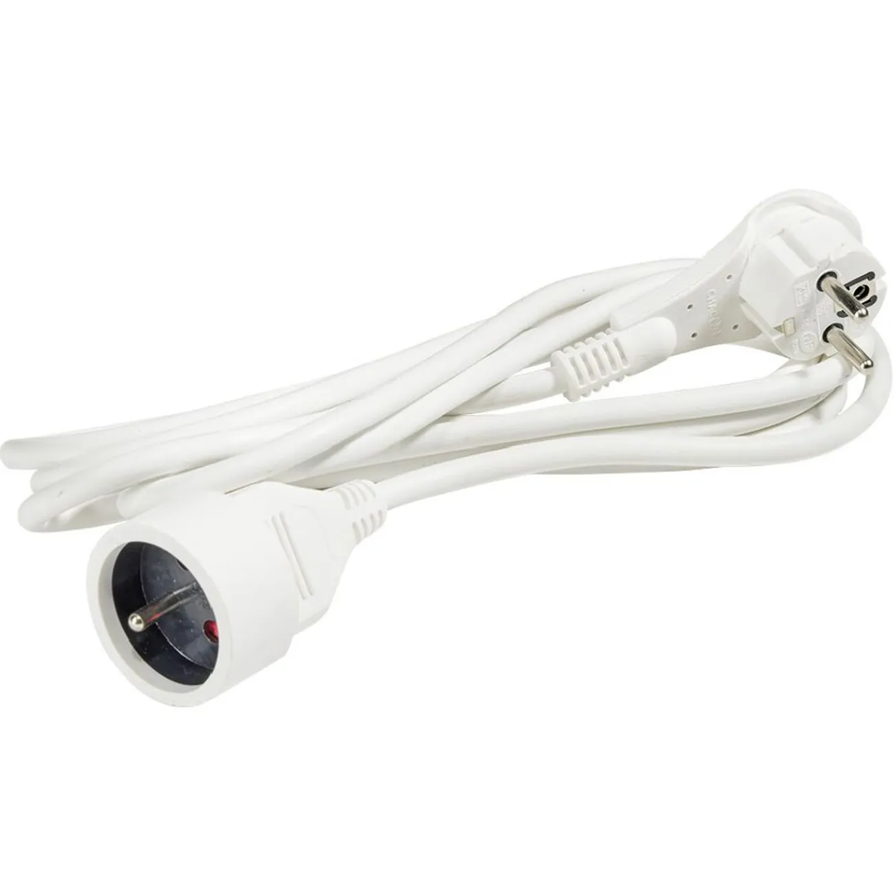Gifi Accessoires Électriques^Rallonge fiche plate 3m blanc