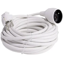 Gifi Accessoires Électriques^Rallonge 10m blanc