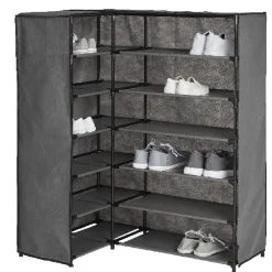 Gifi Rangement|Range-chaussures d'angle gris