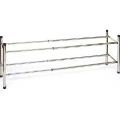 Gifi Rangement|Range-chaussures extensible métal chromé