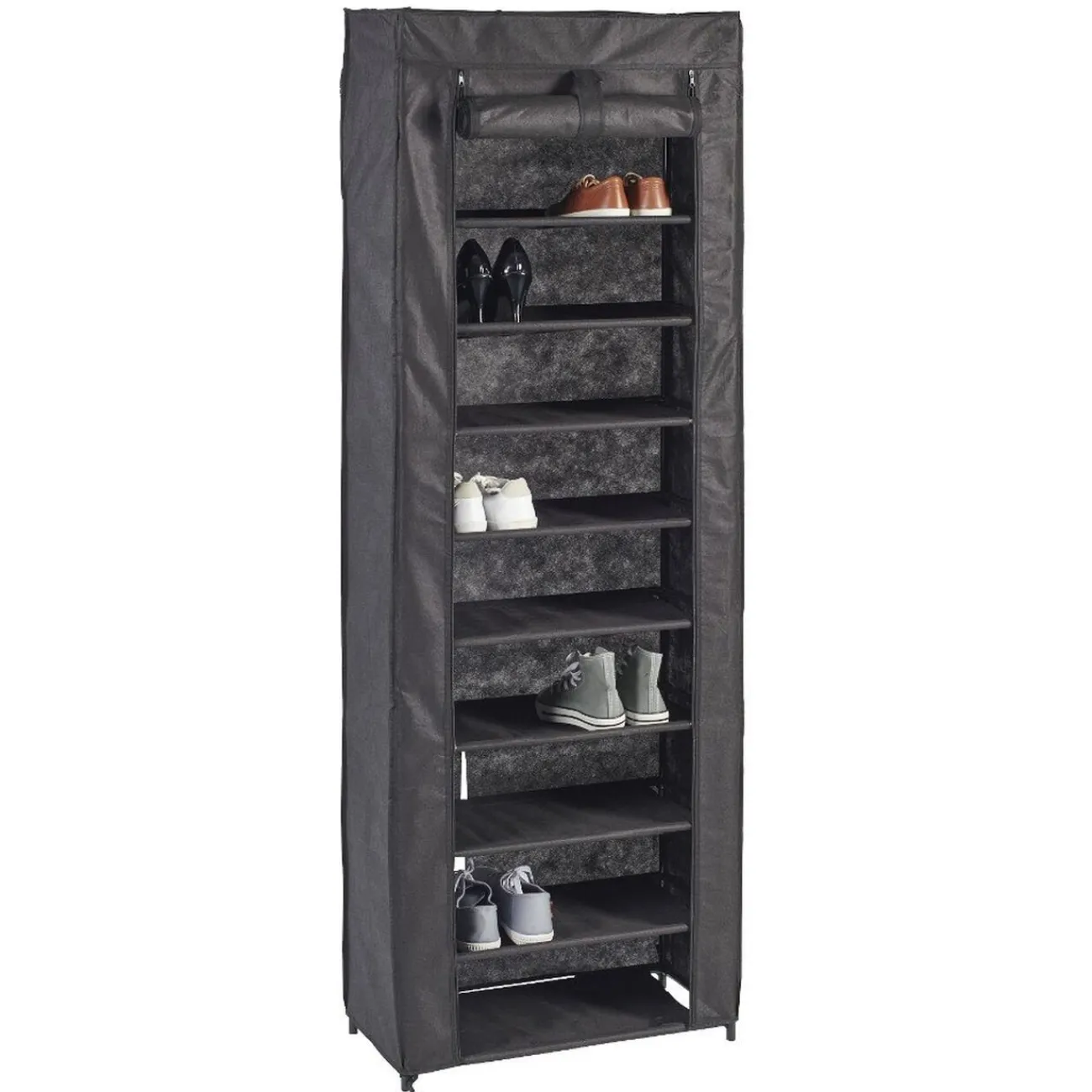 Gifi Rangement|Range chaussures noir 30 paires 10 niveaux