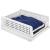 Gifi Rangement|Rangement dressing superposable coulissant blanc petit modèle
