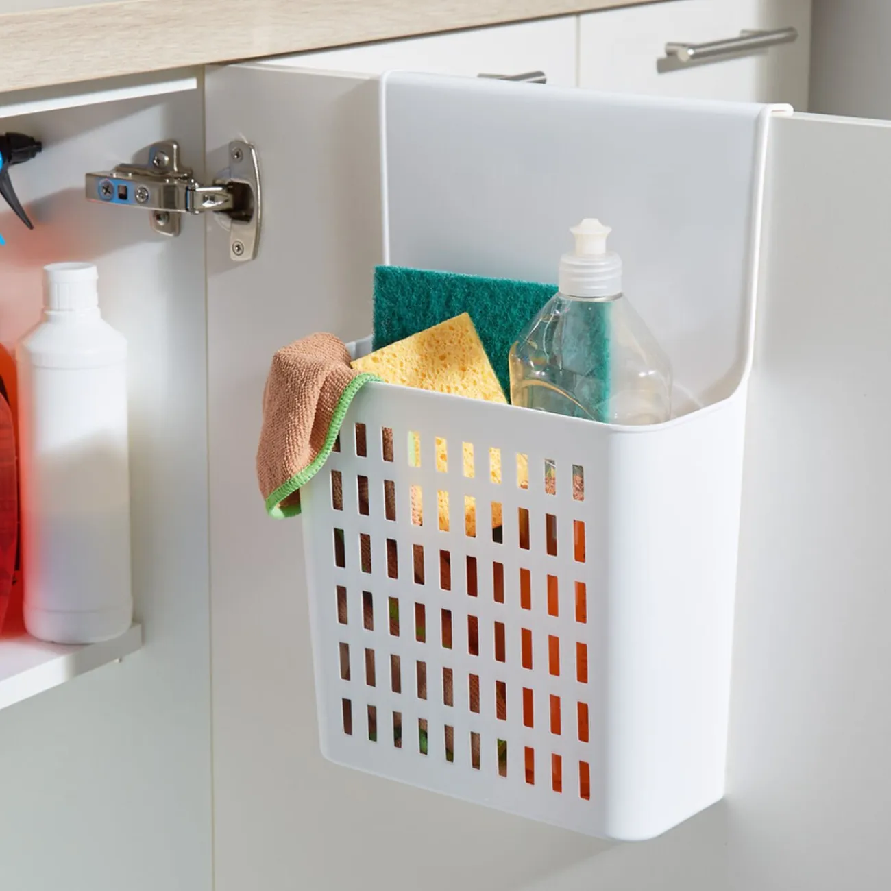 Gifi Rangement|Rangement porte de cuisine blanc