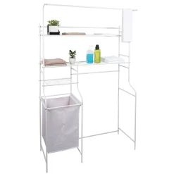 Gifi Entretien Du Linge|Rangement pour buanderie blanc
