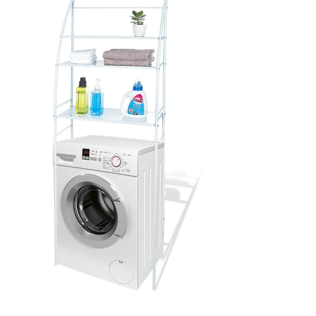 Gifi Entretien Du Linge|Rangement pour buanderie blanc