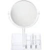 Gifi Rangement|Rangement pour cosmétique avec miroir 9 compartiments 20x15xH5cm