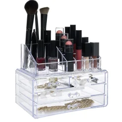 Gifi Beauté^Rangement transparent pour cosmétiques et bijoux