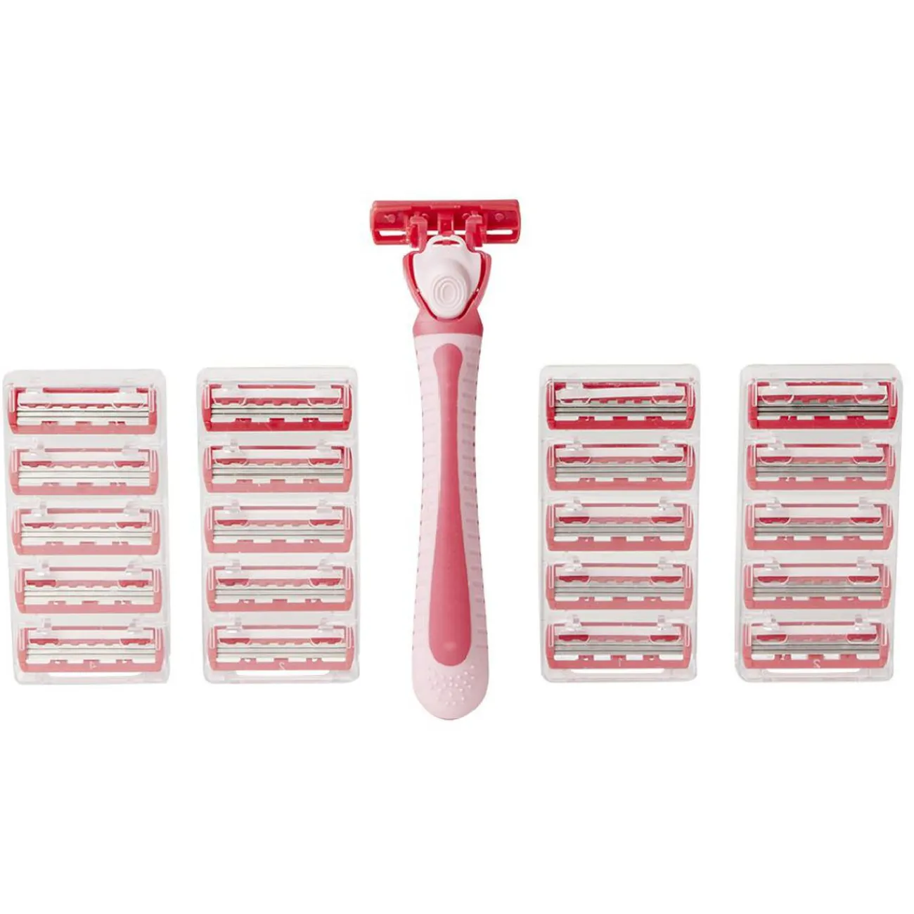 Gifi Beauté^Rasoir femme avec 20 recharges 3 lames