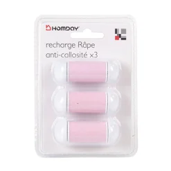 Gifi Bien-Être^Recharge râpe électrique anticallosités x3