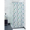 Gifi Equipement Douche^Rideau de douche blanc motif crocodiles