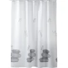Gifi Aménagement Salle De Bain^Rideau de douche design galets