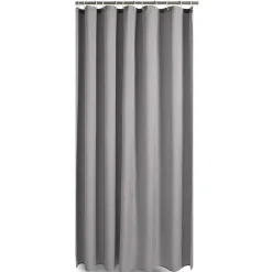Gifi Equipement Douche^Rideau de douche effet lin 180x200cm polyester gris