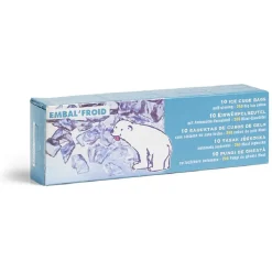 Best Gifi Sachets de congélation spécial 24 glaçons x10 sacs
